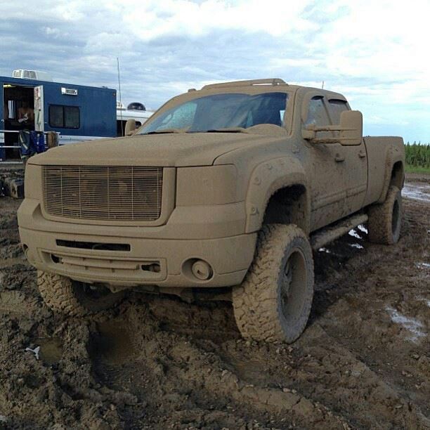 muddy truck