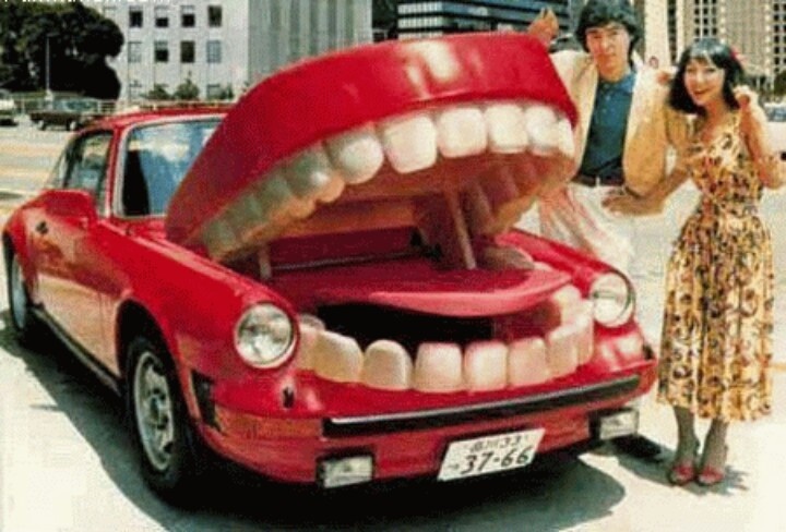 dentadura postiza coche
