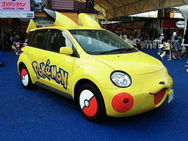 Pikachu car via coolgizmotoys.com